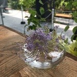 ル・シュクレクール - 2016年5月2度目の訪問　店内の花