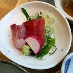 むくび - H28.05.15 お刺身二種盛り