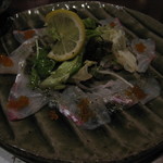 h Shunsendainingurinya - 白身魚のカルパッチョ