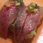かわなみ鮨 - 鯵