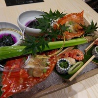 瓢嘻 六本木店 - 「菖蒲刀」と金銀の装飾をあしらった美しい八寸
