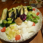 露石 - 香の物盛り合わせ