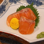 柳家 - 長良川のサツキマスの刺身