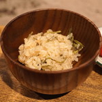 柳家 - コシアブラの炊き込みご飯