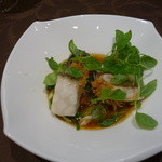 スーツァンレストラン 陳 - 2016.05 スズキと地蛤の自家製桜えびのＸＯ醤蒸し