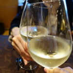 スーツァンレストラン 陳 - 2016.05 シャンパンで乾杯(飲み放題付で10000円です)