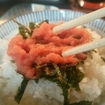 博多ラーメン しばらく 日本橋店 - 明太子御飯