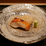 虎白 - 金目鯛、出汁葛餅　2016年2月