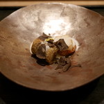 虎白 - 牛蒡、下仁田ネギ、トリュフソース　2016年2月
      