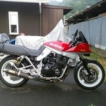 みんなのコーヒー - 雨でもバイクで来てるつわものが。