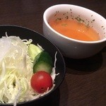 ごち - サラダとスープ♪