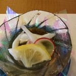 ホテル　万葉岬 - 酢の物「白魚ともずく酢」（16/5月）