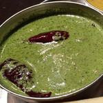 ダバ インディア - マトンとほうれん草のカレー
