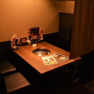 ◆ご家族連れにピッタリの半個室テーブル席