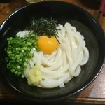 おのうどん - ぶっかけ玉子付き