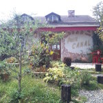 駐車場からの外観♪