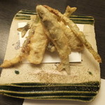 旬菜 おぐら家 - 鮎と山菜の天ぷら