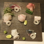 旬菜 おぐら家 - 刺し盛り