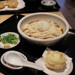 讃岐うどん 麦福  - ぶっかけうどん 冷 + 半熟たまご天☆