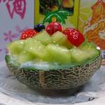 シャロン - メロンの王様・横から。