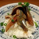 寿製麺 よしかわ - いわし丼。