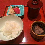 にくの匠 三芳 - 締めのご飯お膳。