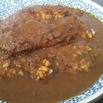 カレーハウスジャズ - カツカレーの大盛り