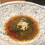 産直屋 たか - 鍋用のつけ出汁は、能登のp糸モズク入り