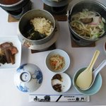 レストラン巌門 - サザエ飯定食・全景
