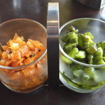 カレーの店 いーとん - 付け合わせ