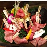 近江牛 焼肉竹 - （2016.4）極付セット