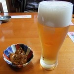 紅葉寿司 - 生ビール