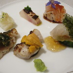 裕の輪 - ノドグロ・雲丹、イサキの炙りなど好物ばかり！