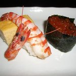 すし処 睦月 - えび、玉子、いくら軍艦