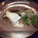 平山旅館 - 夕：イカ刺し