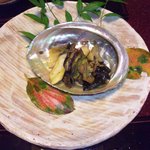 平山旅館 - 夕：あわびステーキ