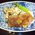 平山旅館 - 夕：牛ステーキ