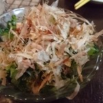 Gusuku - ゴーヤのお浸し。優しい苦味はたまたん