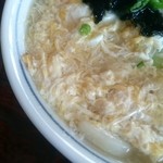 ほくほく庵 - 玉子とじのアップ(2016.05)