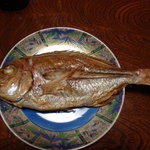 あゆかわ荘 - 朝食の焼き魚