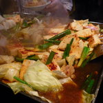 とりよし - ホルモン鉄板です。