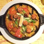 スペインバル　ウィータ - イベリコ豚のチョリソーと夏野菜のパエリア