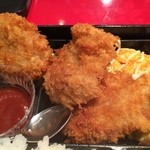 ペッパー - 201605 ペッパー ★Bランチ（860円）★豚ヒレ肉のカツレツ&ビーフスパニッシュオムレツ