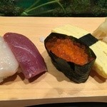 奴寿司 - ランチ にぎり（10貫＝1,100円）　2016年5月