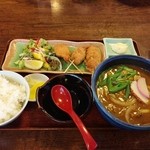 泉 - カレーうどん定食♪