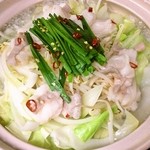 ホルモン焼肉がくえん横丁 - もつ鍋（塩味）一人前から