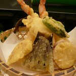 栄寿司 - 天ぷら盛り合わせ