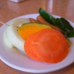 焼肉五苑 - 野菜、ソーセージ