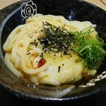 はなまるうどん - かまたまうどん(中)400円