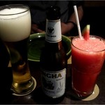 nara thai cuisine  - 2011/5シンハーとスイカジュース